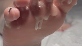 Tattooed Foot Icing