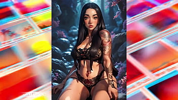 THICK ANIME BEAUTIES TAKE THE BLOCK IN AN AI ANIMATED PHOTOSHOOT