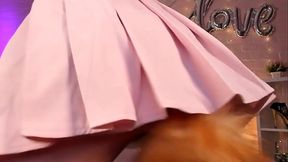 Sweet Eaton Wearing Sexy Onepiece Teasing Online Viewers