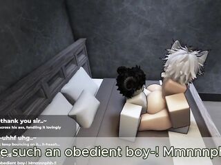 [ROBLOX] Femboy likes doggy position and barks like a wench