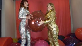 The Roommates Mess - Looner popping and b2p with Jacquelyn Velvets and Kat Van Wylder - 1080p