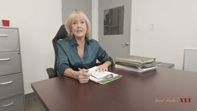AuntJudysXXX - a Naughty Job Interview with Busty Boss GILF Desiree Eden