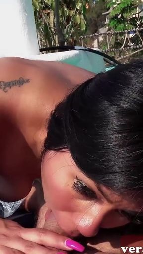 Mexican Latina  gets anal outdoor fuck from German tourist   Clip 1