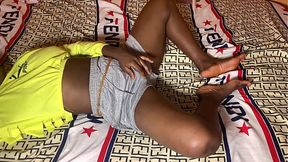 Young African Ebony Fucked in Her Nicker (HD)