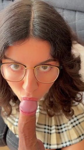 Girl can't Pronounce Some Letters and Turns to a Professional Speech Therapist who Fucks Her   Clip 1