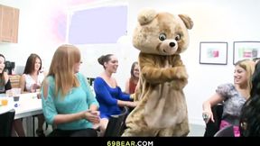 ”Horny sluts can't wait to suck dancers' dicks”