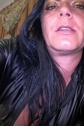 Smoking Submissive MILF - Masturbation, Dirty Talk &amp; Leather Fetish 304