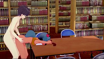 BNA Hentai - Michiru Kagemori is Fucked in the library - Anime Manga Japanese Cartoon Yiff 3D