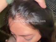 Extreme Deepthroat Skull fucking her pretty face balls deep