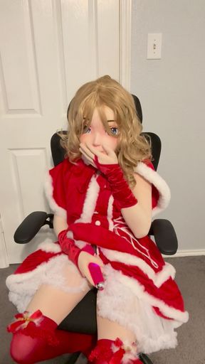 Double Kigurumi Mask Christmas Outfit Vibrating