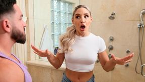 Awesome blonde with big bottom Abella Danger fucked in the doggy style