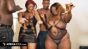 Miss Delta & Adrenaline in a hot foursome