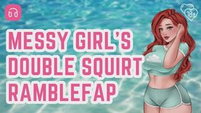 Ultra Wet Double Squirting Ramblefap | Real Female Masturbation | Erotic Audio | Squirting | Vibrator | Fucking My Pussy | Needy | Female Orgasm | ASMR