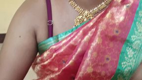 Saree wear house wife