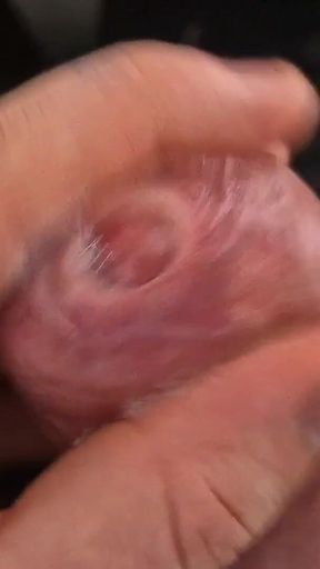 Big Uncut Stepdaddy.. Tight Phimosis Foreskin Play, Precum Flood, and Cumplay