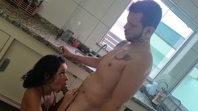 himeros e espuleta em: sexo na cozinha da mansao himeros