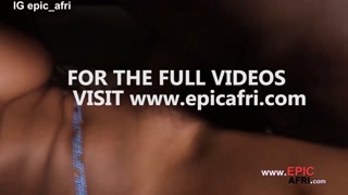 Sloppy ebony teen fucks in different sex positions