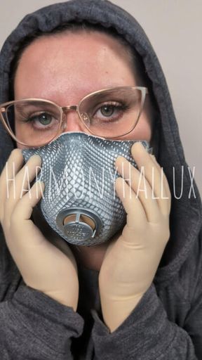 Surgical Glove ASMR and Mask Breathing in Hoodie💕 Subscribers get 30% off!