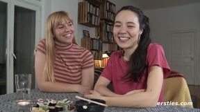 Sexy Selina drills Rylee's Canadian canal &mdash;  feels good on her Swedish sex skin