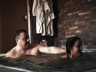 Gorgeous Concupiscent mother I'd like to fuck Screwed by Stranger in Public Jacuzzi Vintage Aamateur