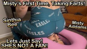 A Genuine Reaction from a Hot Girl who DOES NOT want to be Farted on! - Misty Addams!