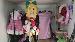 Kigurumi Mask Crotch Breathing Tubes PVC Cosplay Breathplay Vibraitor