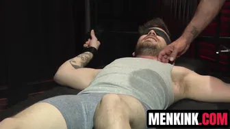 Tyler Castle Bound and Blindfolded in Relentless Tickle Torment