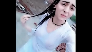 Kashmiri Girl Bathing