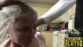 ”Nympho Misha Mayfair pleased with hard hole drilling”