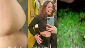 threesome pissing on the streets of argentina, mar del plata, 2 whores together!! dirty and whores