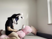 Furry Fursuit Coudle and Fuck Giant Plush Bear || Plushophilia Plushie || Therian