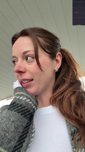 Trying Not to Cum Too Loud While I Pump My Gas