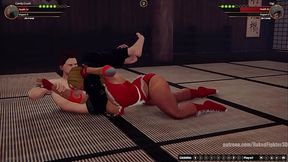 Candy Crush VS Gigi (Naked Fighter 3D)