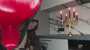 Louboutin soles on your tongue—clean, gag, then LAUNDER My socks in your mouth, slave