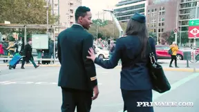 Anastasia Brokelyn is ready for an unforgettable interracial fuck with pilot Jesus Reyes