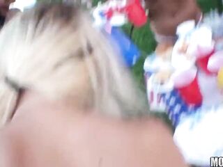 Mofos - Four on the 4th, Grils Go Wild on Break