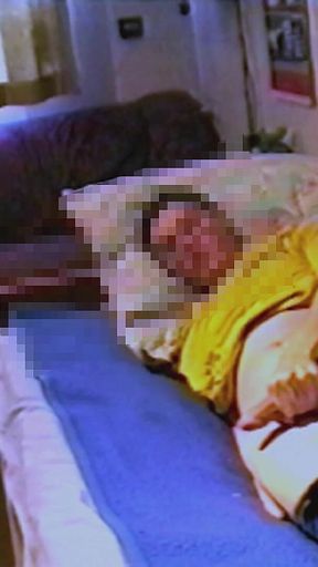 Two Strip Wank Hump Masturbation at One Day with My First Hi8 Camera