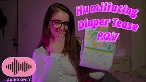 ABDL Boyfriend Teased & Humiliated in Full Diaper by MommyDomme Girlfriend (Featuring iWantMommySabrina & Teddy Dredd) [AUDIO ONLY]