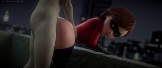 Helen Parr huge ass doggystyle anal sex - Incredibles (FpsBlyck)