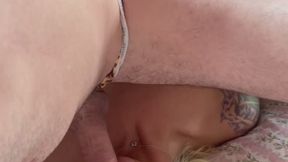 Mutual handjob and blowjob with cumshot