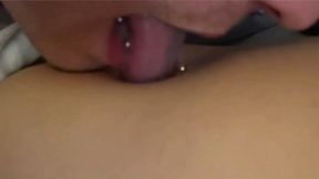 Navel Piercing Tongue Licking