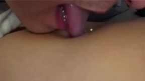 Navel Piercing Tongue Licking