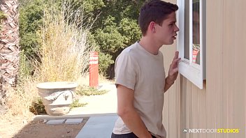 Twink Julian Bell Is Caught Jerking Off - Next Door Twink