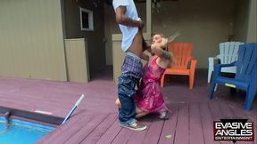 EVASIVE ANGLES Horny White Mothers 6. Kylie Smith was more than happy to suck his dick, and let him eat out the pussy that pushed out her whole troop back home.