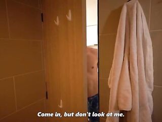 My roommate not ever misses an opportunity to show me his biggest wang in the shower