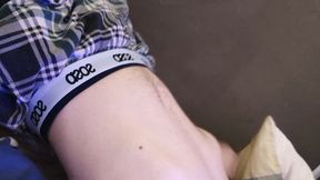 Horny Twink takes off his pajamas...