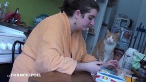 Hungry BBW Brunette Hard Sodomized and Jizzed for Her Sextape in POV