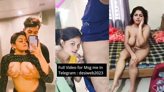 Indian Wifey Displays her Mammories and Beaver and Pulverizing
