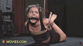 Leya - Probably her tightest rope hogtie ever (HD 720p MP4)