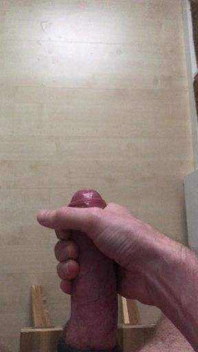 Wixen Cockring Cum Sperma fette Ladung